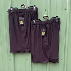 Men's Active Athletic 9" Knit Jersey Shorts 2-Pack Size XL